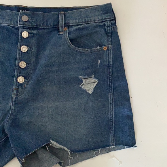 Gap stretch button fly denim shorts - Picture 2 of 6